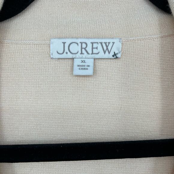 J Crew Tipped sweater blazer BS976 Women's Size XL - Picture 10 of 13